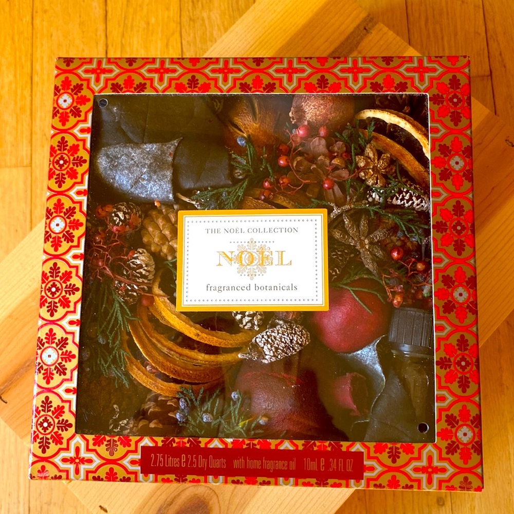 CRABTREE & EVELYN The Noel Collection fragranced botanicals w/OIL!  RARE! NIB